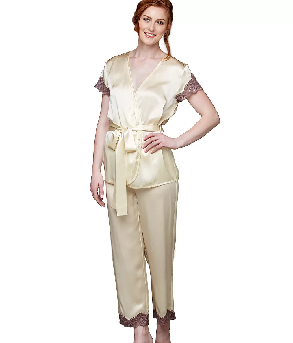 Island Time Silk Wrap Pajama