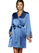 Moonlight Serenade Silk Short Robe