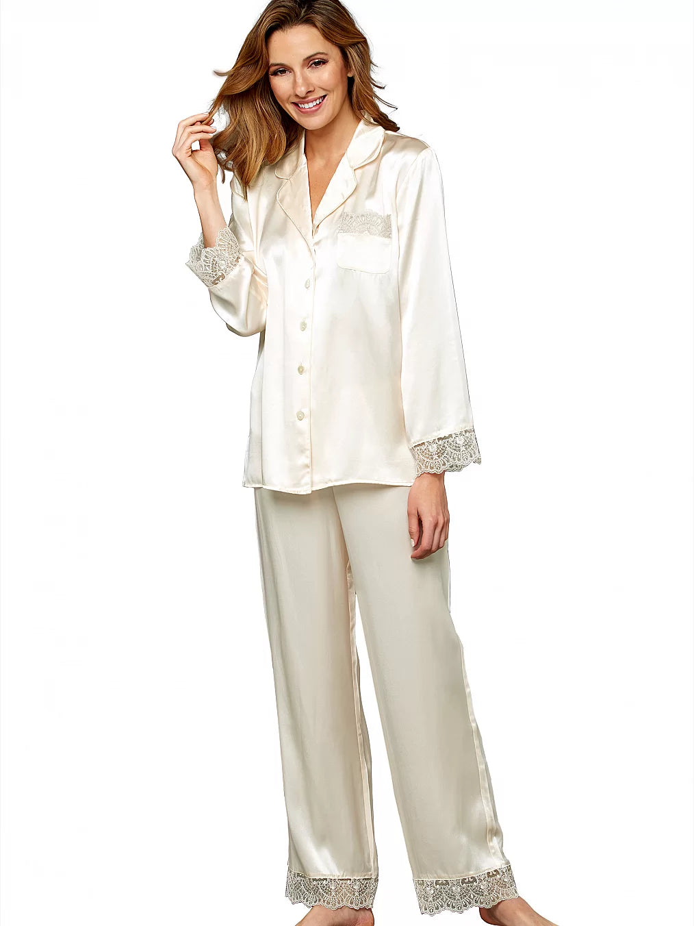 Sleep-In Silk Pajama Petite