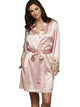 Moonlight Serenade Silk Short Robe