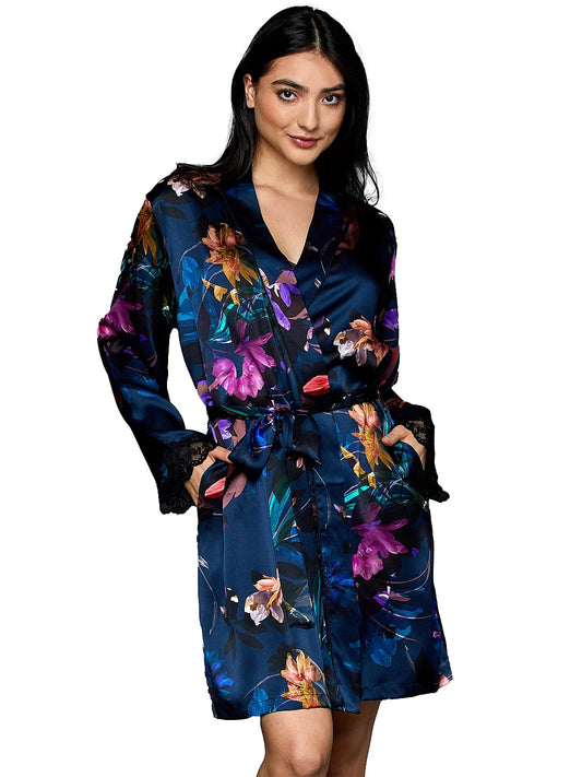 It Had To Be You Silk Short Robe