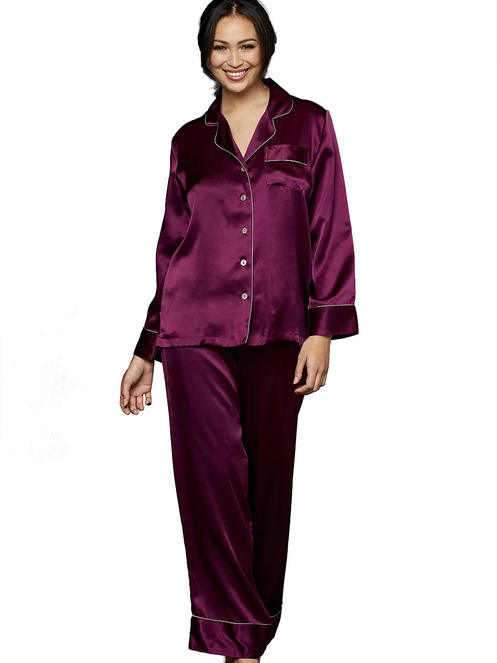 Paradise Found Silk Pajamas