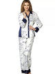 Jewel Garden Silk Pajama Pant