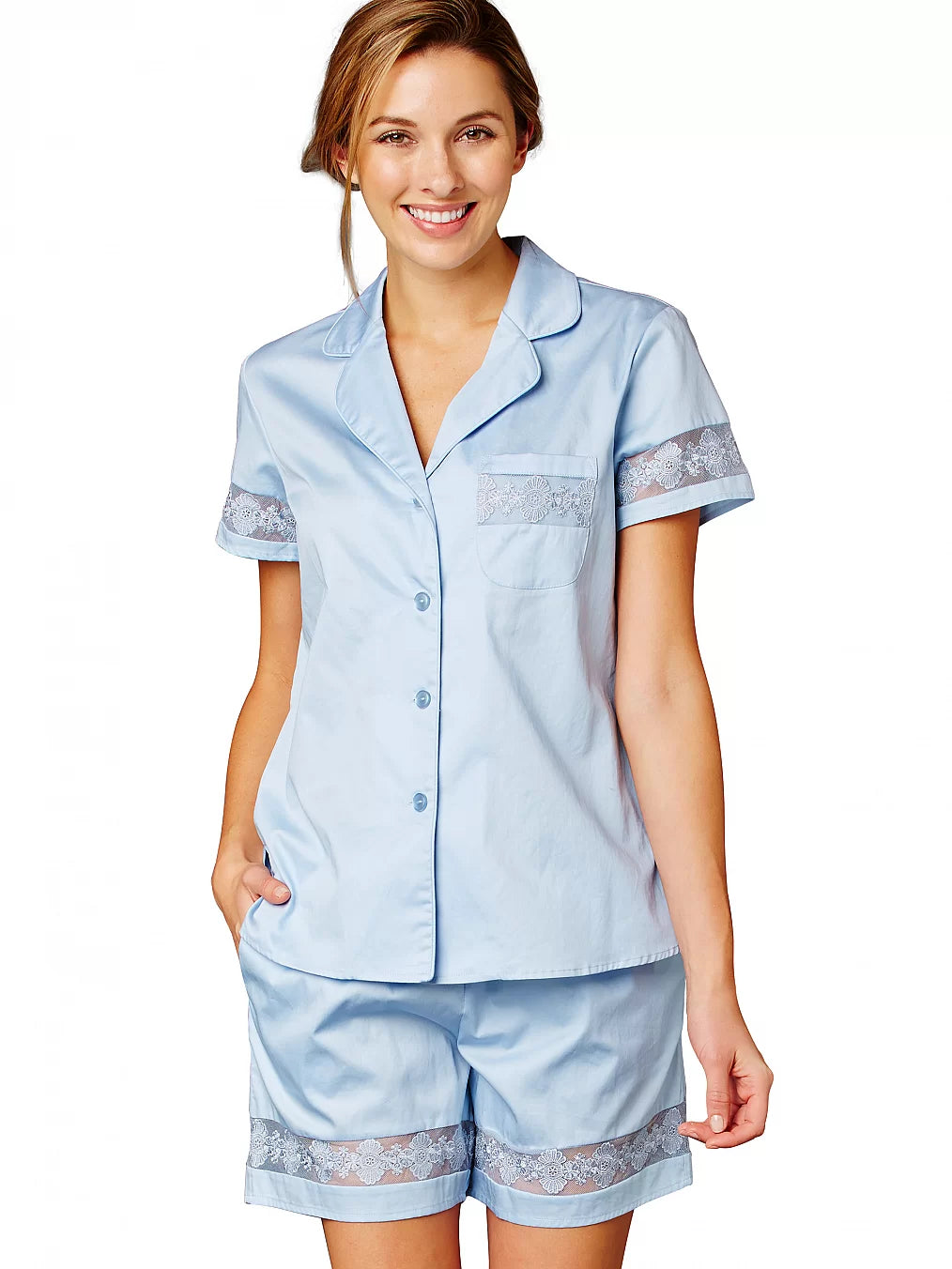 Play Favorites Cotton PJ Shorts