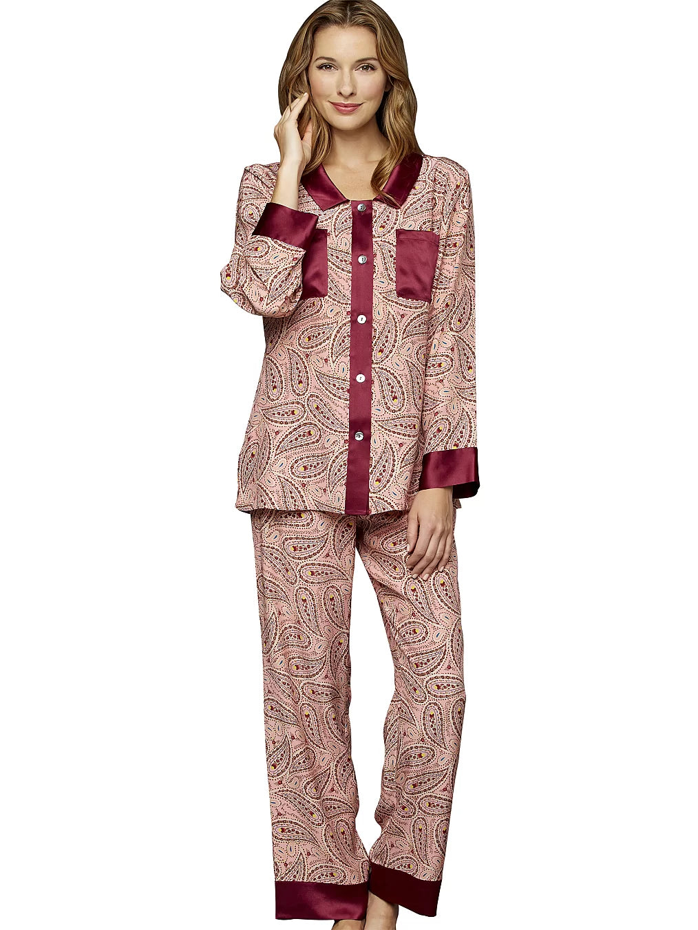 My Newest Crush Silk Pajama Top