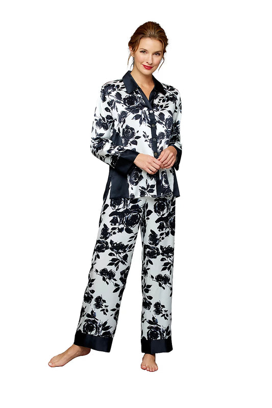 Jewel Garden Silk Pajama