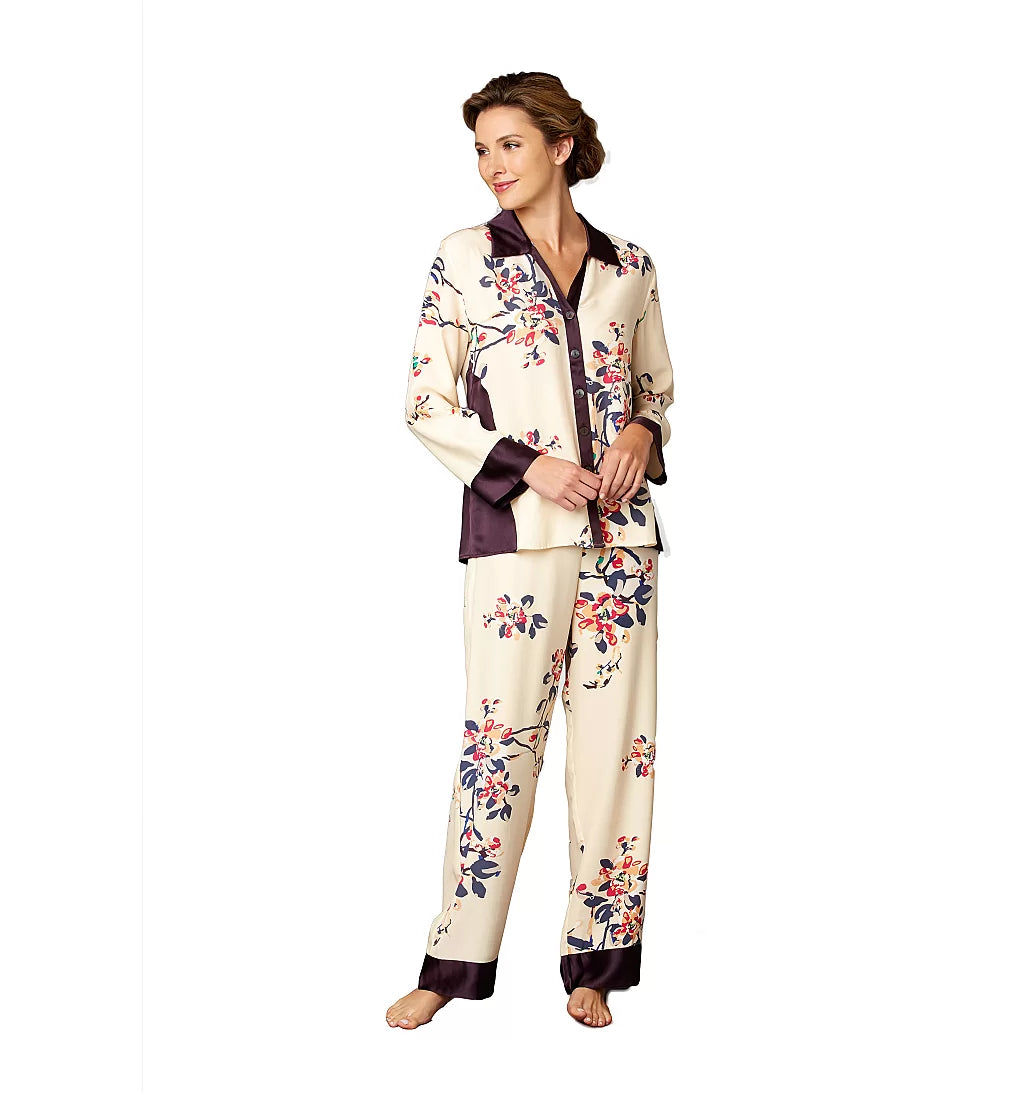 Jewel Garden Silk Pajama
