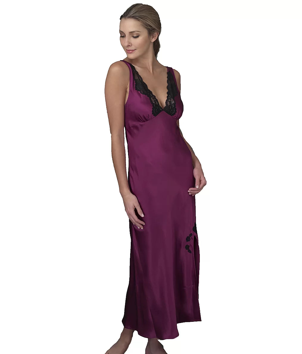 Perfect Indulgence Silk Long Nightgown