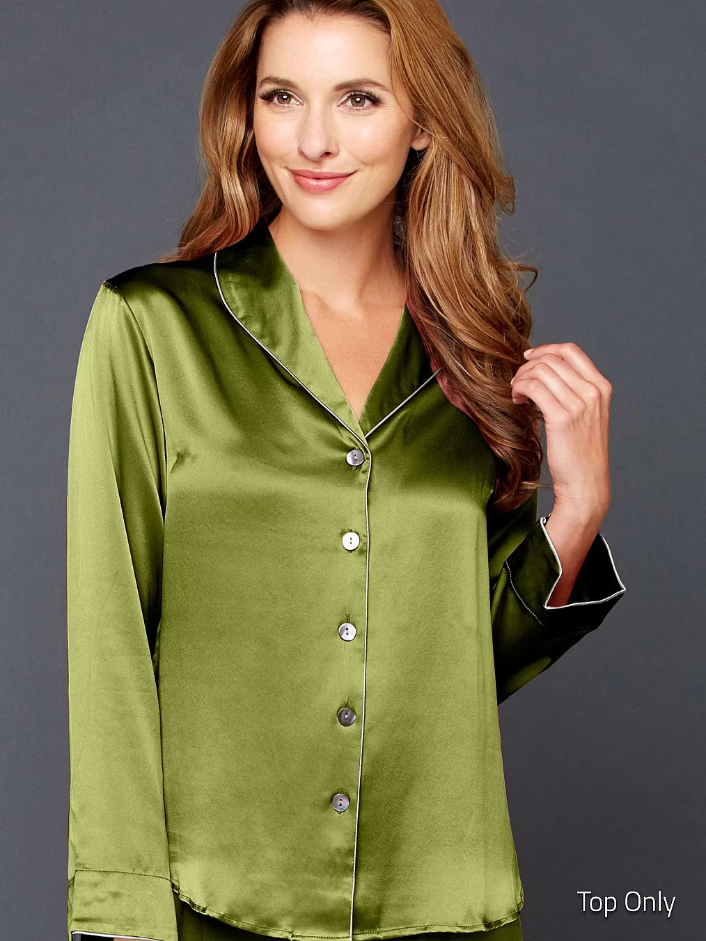 Natalya Silk Pajama Top