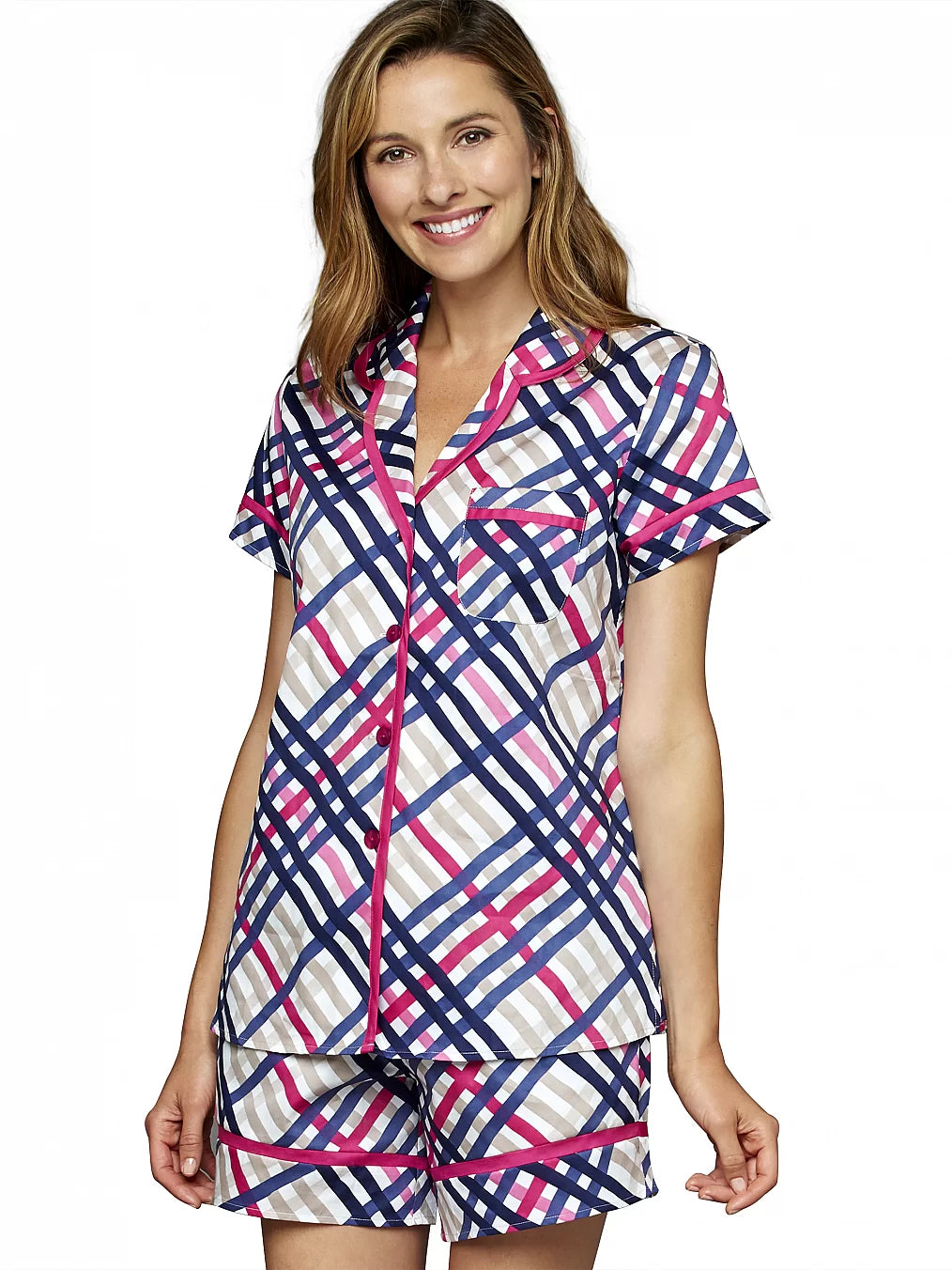 J'Adore Short Sleeve Cotton PJ Top