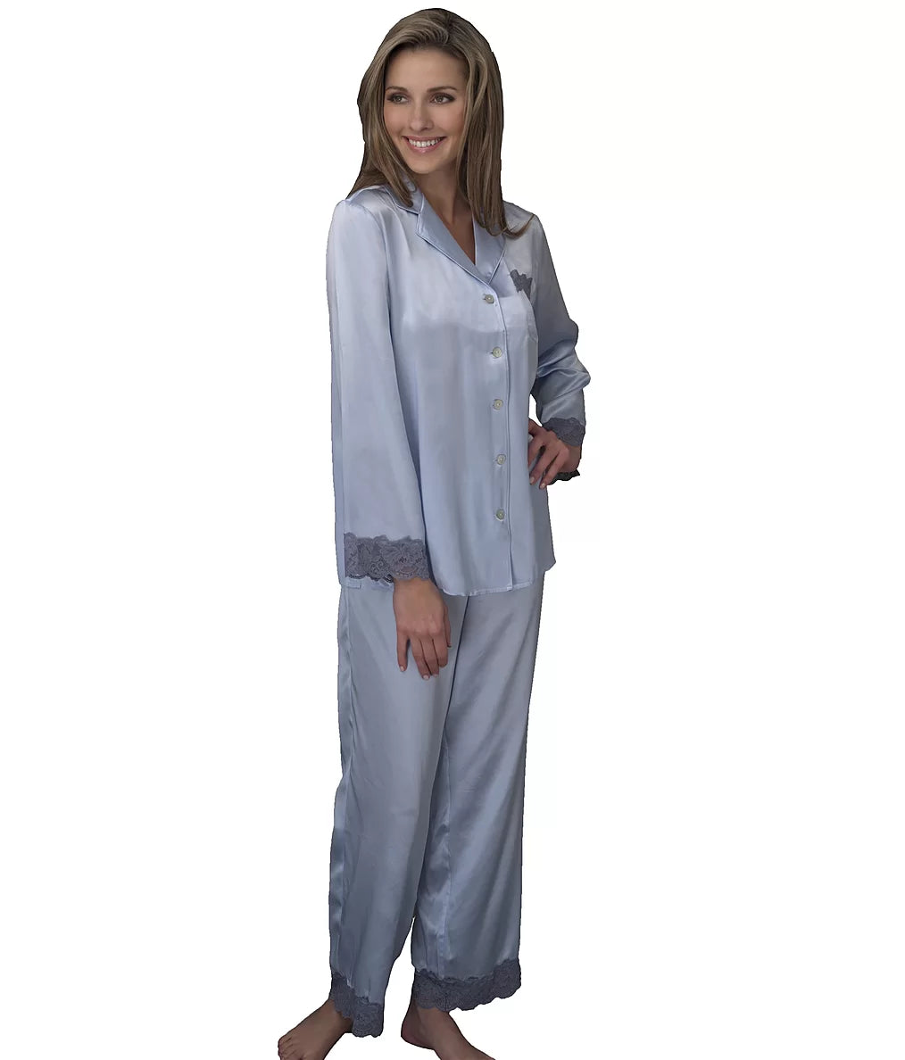 Le Tresor Silk Pajama Pants