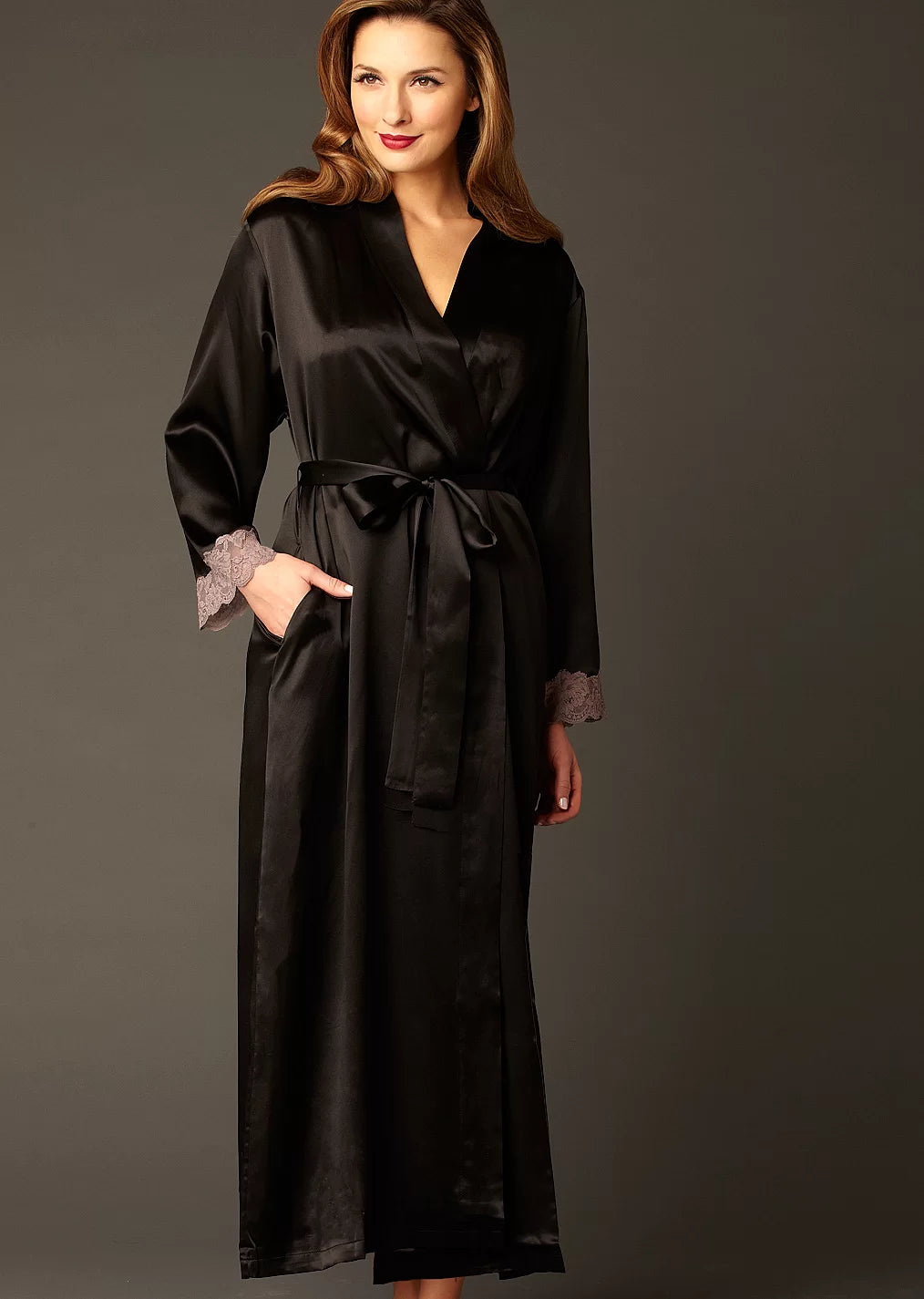 Le Tresor Silk Long Robe