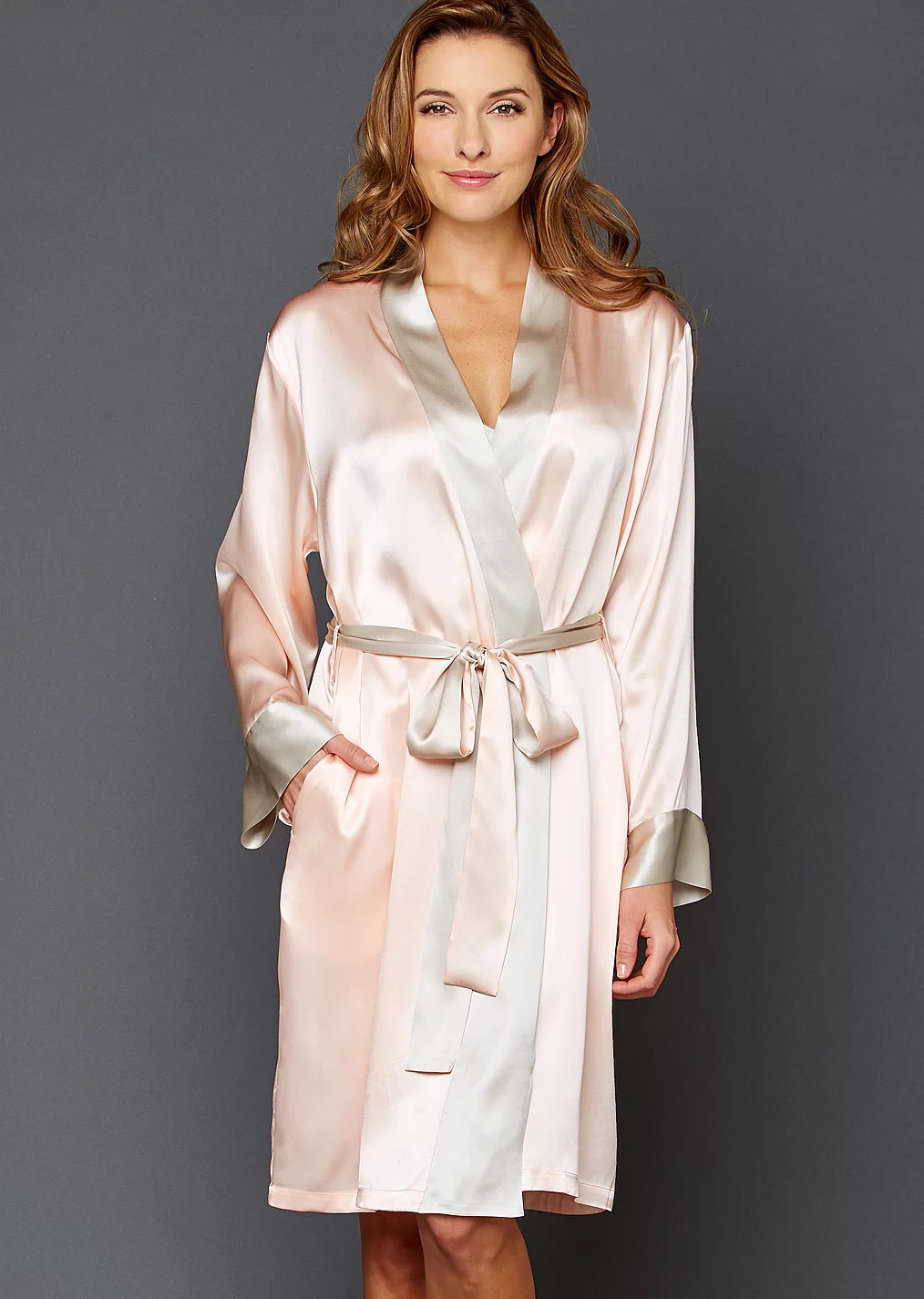 Simplicity Silk Short Robe