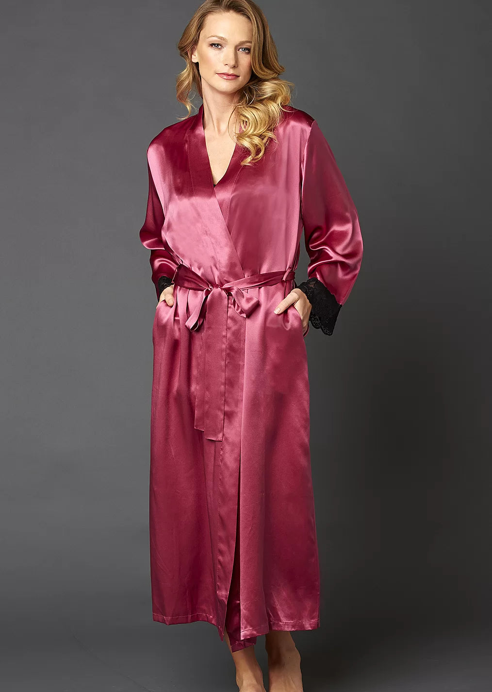 Le Tresor Silk Long Robe