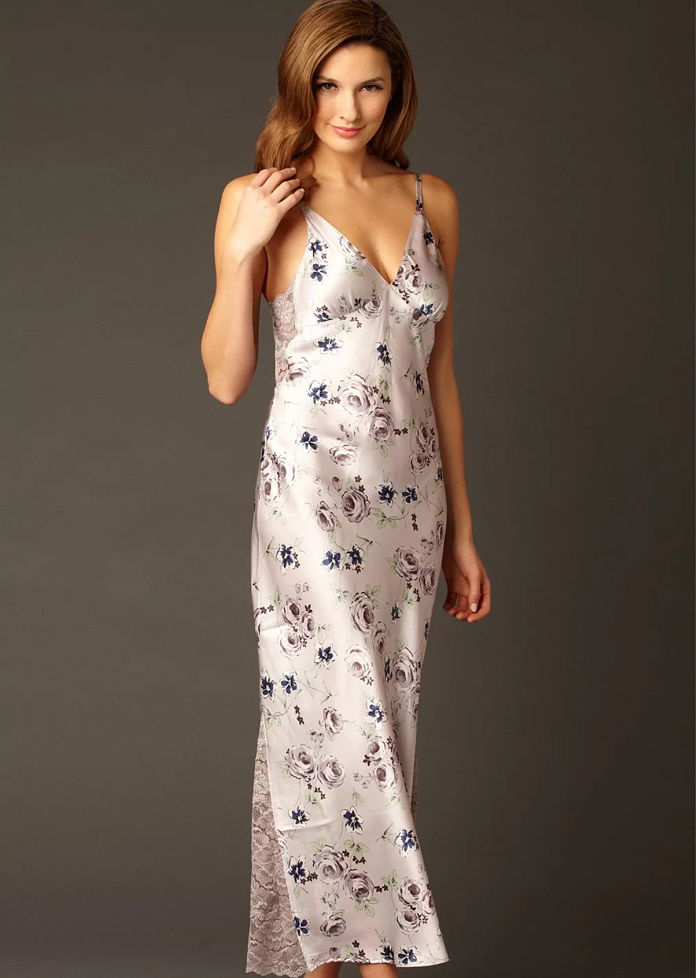Ariadne Long Silk Gown